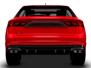 Audi Q8 50 TDI quattro S line UKspec 2024 3D मॉडल