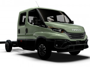 Iveco Daily Crew Cab L2 Chassis 2024 3D मॉडल