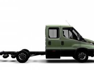 Iveco Daily Crew Cab L2 Chassis 2024 3D मॉडल