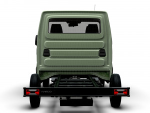 Iveco Daily Crew Cab L2 Chassis 2024 3D मॉडल