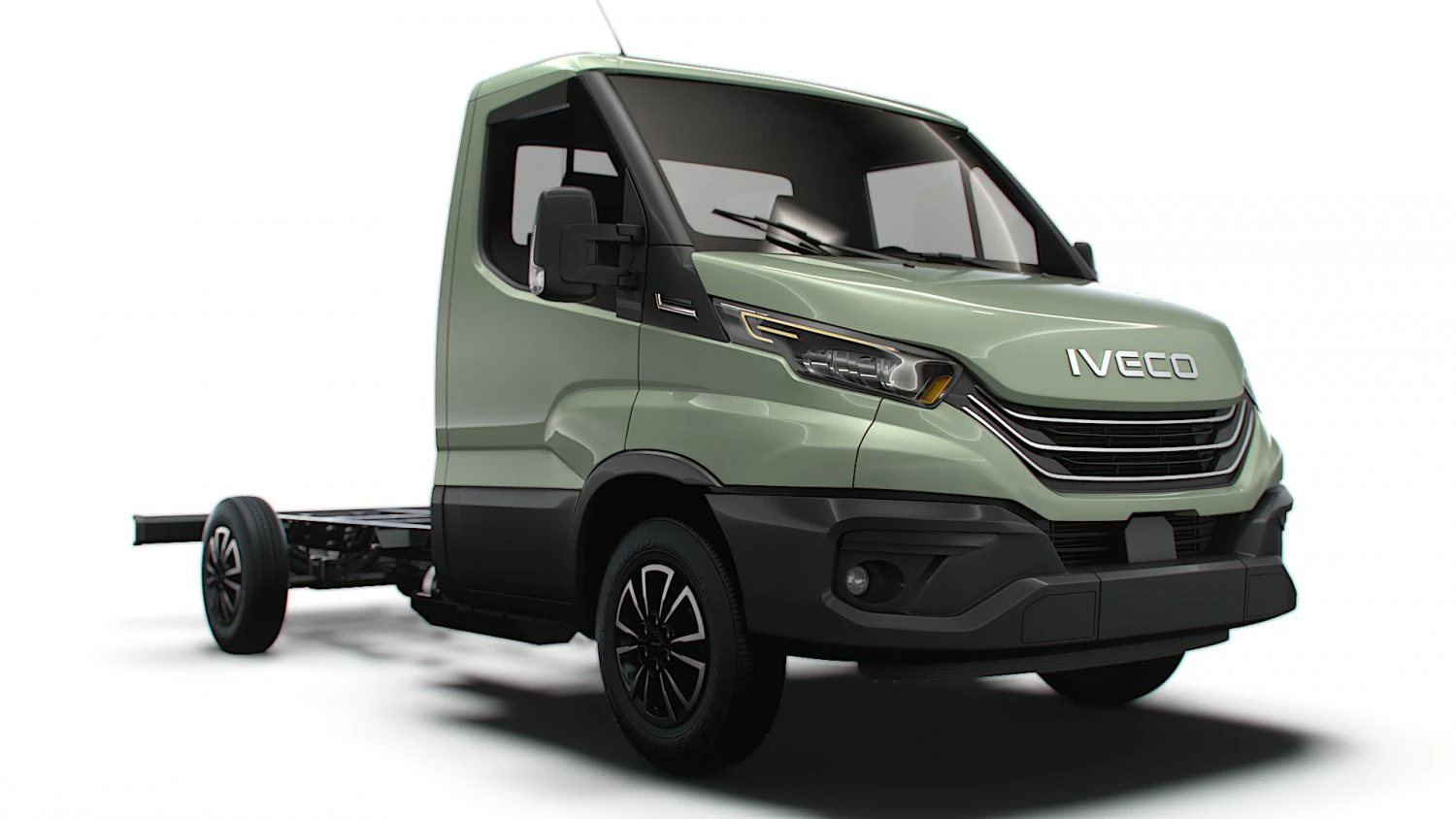 Iveco Daily Single Cab L2 Chassis 2024 3D Model .c4d .max .obj .3ds .fbx .stl .blend 