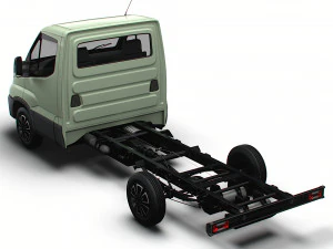 Iveco Daily Single Cab L2 Chassis 2024 3D Model