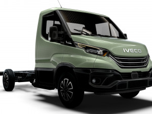 Iveco Daily Single Cab L2 Chassis 2024 3D Модель