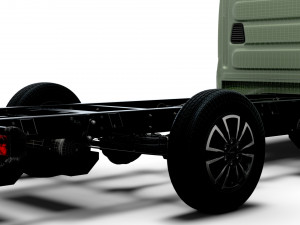 Iveco Daily Single Cab L2 Chassis 2024 3D Модель