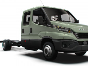 Iveco Daily Crew Cab L5 Chassis 2024 3D 模型