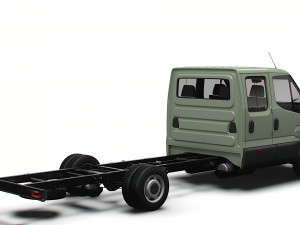 Iveco Daily Crew Cab L5 Chassis 2024 3D मॉडल