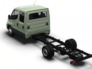 Iveco Daily Crew Cab L5 Chassis 2024 3D मॉडल