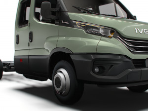 Iveco Daily Crew Cab L5 Chassis 2024 3D मॉडल
