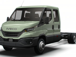 Iveco Daily Crew Cab L5 Chassis 2024 3D मॉडल