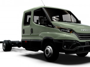Iveco Daily Crew Cab L5 Chassis 2024 3D मॉडल