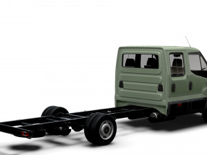Iveco Daily Crew Cab L5 Chassis 2024 3D मॉडल
