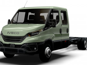 Iveco Daily Crew Cab L5 Chassis 2024 3D मॉडल
