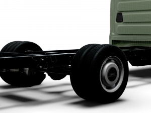 Iveco Daily Crew Cab L5 Chassis 2024 3D मॉडल