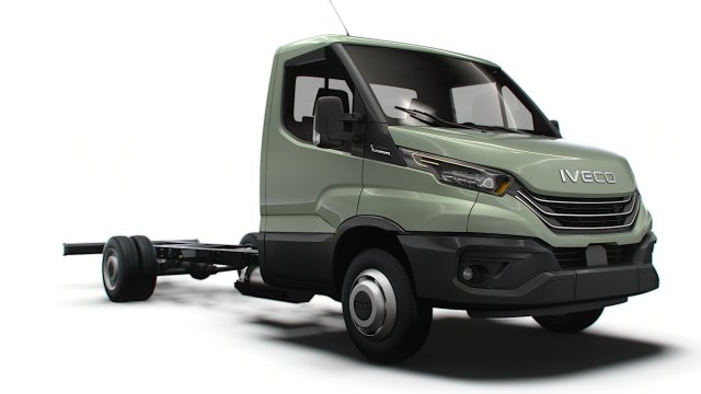 Iveco Daily Single Cab L5 Chassis 2024 3D Model in Truck 3DExport
