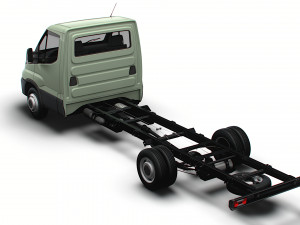Iveco Daily Single Cab L5 Chassis 2024 3D Модель