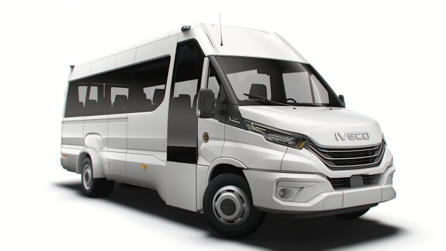 Iveco Daily Tourus L4H2 2024 3D Model .c4d .max .obj .3ds .fbx .stl .blend 