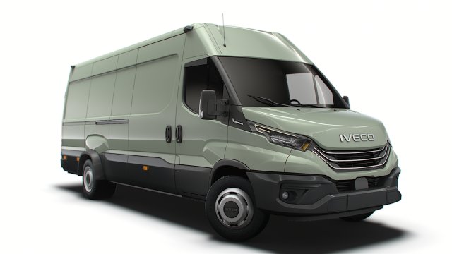 Iveco Daily Van L4H2 2024 3D मॉडल .c4d .max .obj .3ds .fbx .stl .blend 