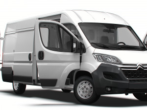 Citroen Jumper Van L4H2 HQ Interior 2023 3Dモデル
