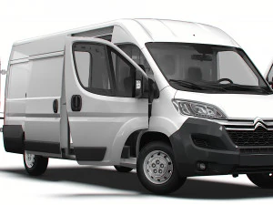 Citroen Jumper Van L4H2 HQ Interior 2023 Modelo 3D