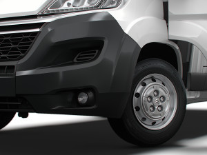 Citroen Jumper Van L4H2 HQ Interior 2023 Modello 3D