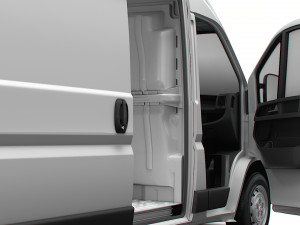 Citroen Jumper Van L4H2 HQ Interior 2023 Modello 3D