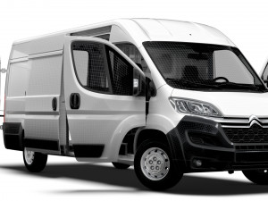 Citroen Jumper Van L4H2 HQ Interior 2023 Modello 3D