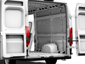 Citroen Jumper Van L4H2 HQ Interior 2023 Modello 3D