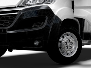 Citroen Jumper Van L4H2 HQ Interior 2023 Modello 3D