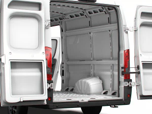 Fiat Ducato Van L4H2 HQ Interior 2023 3D Model