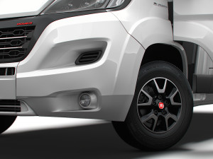 Fiat Ducato Van L4H2 HQ Interior 2023 3Dモデル