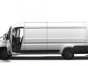 Fiat Ducato Van L4H2 HQ Interior 2023 3Dモデル