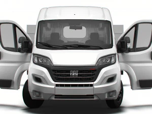 Fiat Ducato Van L4H2 HQ Interior 2023 3D Model