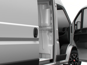 Fiat Ducato Van L4H2 HQ Interior 2023 3Dモデル