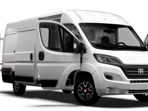 Fiat Ducato Van L4H2 HQ Interior 2023 3Dモデル