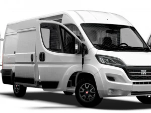Fiat Ducato Van L4H2 HQ Interior 2023 3D Model
