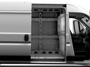 Fiat Ducato Van L4H2 HQ Interior 2023 3D Model