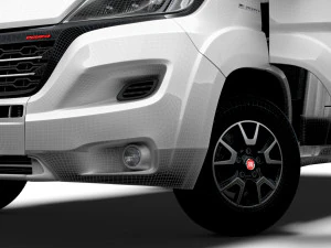 Fiat Ducato Van L4H2 HQ Interior 2023 3D Model