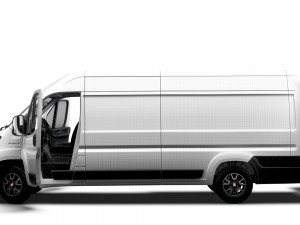 Fiat Ducato Van L4H2 HQ Interior 2023 3Dモデル