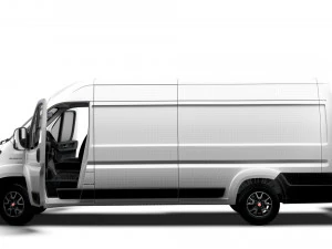 Fiat Ducato Van L4H2 HQ Interior 2023 3D Model