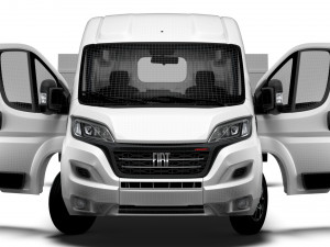 Fiat Ducato Van L4H2 HQ Interior 2023 3Dモデル