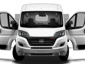 Fiat Ducato Van L4H2 HQ Interior 2023 3D Model