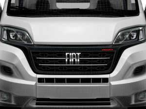 Fiat Ducato Van L4H2 HQ Interior 2023 3D Model