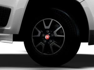 Fiat Ducato Van L4H2 HQ Interior 2023 3D Model