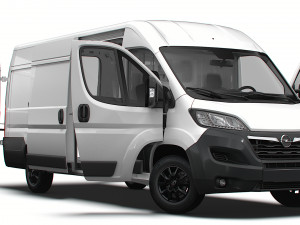Opel Movano Van L4H2 HQ Interior 2023 3Dモデル