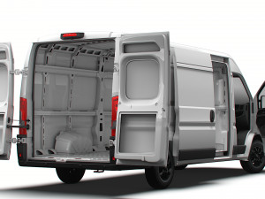 Opel Movano Van L4H2 HQ Interior 2023 Modèle 3D
