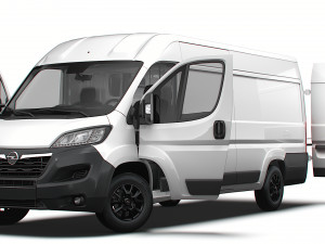 Opel Movano Van L4H2 HQ Interior 2023 Modèle 3D