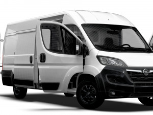 Opel Movano Van L4H2 HQ Interior 2023 Modèle 3D