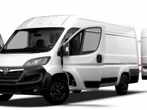 Opel Movano Van L4H2 HQ Interior 2023 Modèle 3D
