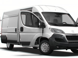 Peugeot Boxer Van L4H2 HQ Interior 2023 3Dモデル