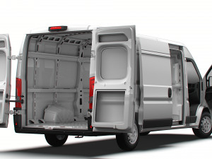 Peugeot Boxer Van L4H2 HQ Interior 2023 Modèle 3D
